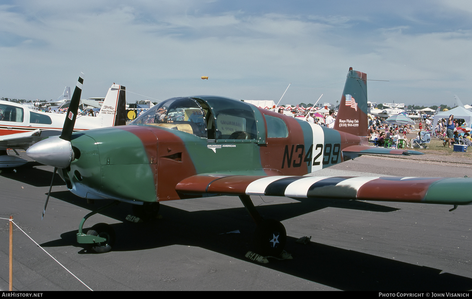 Aircraft Photo of N34299 | American AA-1A Trainer | Rays Flying Club | AirHistory.net #537386