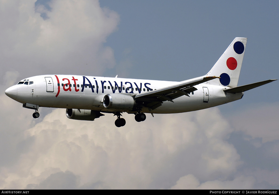 Aircraft Photo of YU-ANJ | Boeing 737-3H9 | Jat Airways | AirHistory.net #537388