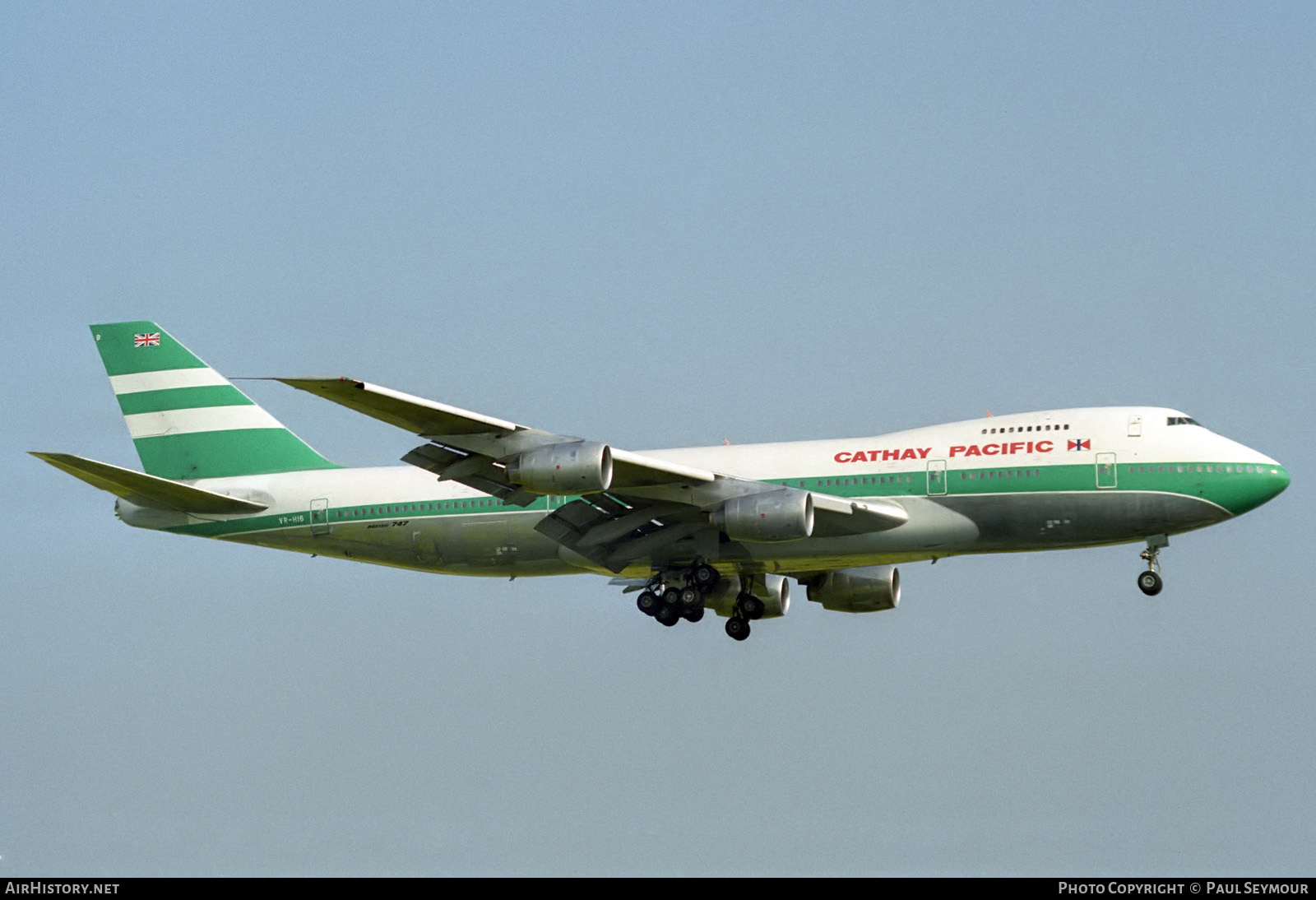 Aircraft Photo of VR-HIB | Boeing 747-267B | Cathay Pacific Airways | AirHistory.net #537410