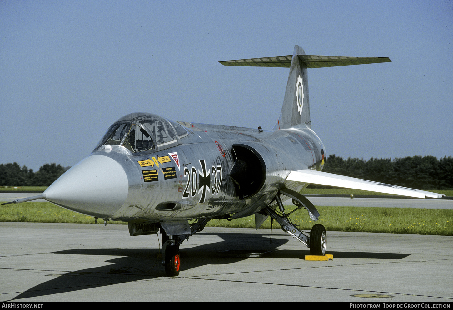 Aircraft Photo of 2037 | Lockheed F-104G Starfighter | Germany - Air Force | AirHistory.net #537413