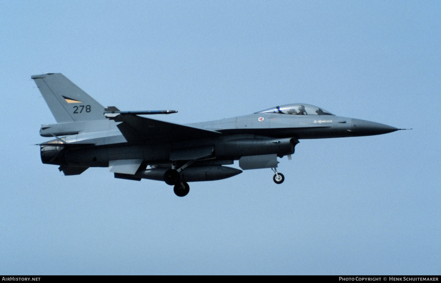 Aircraft Photo of 278 | General Dynamics F-16A Fighting Falcon | Norway - Air Force | AirHistory.net #537427