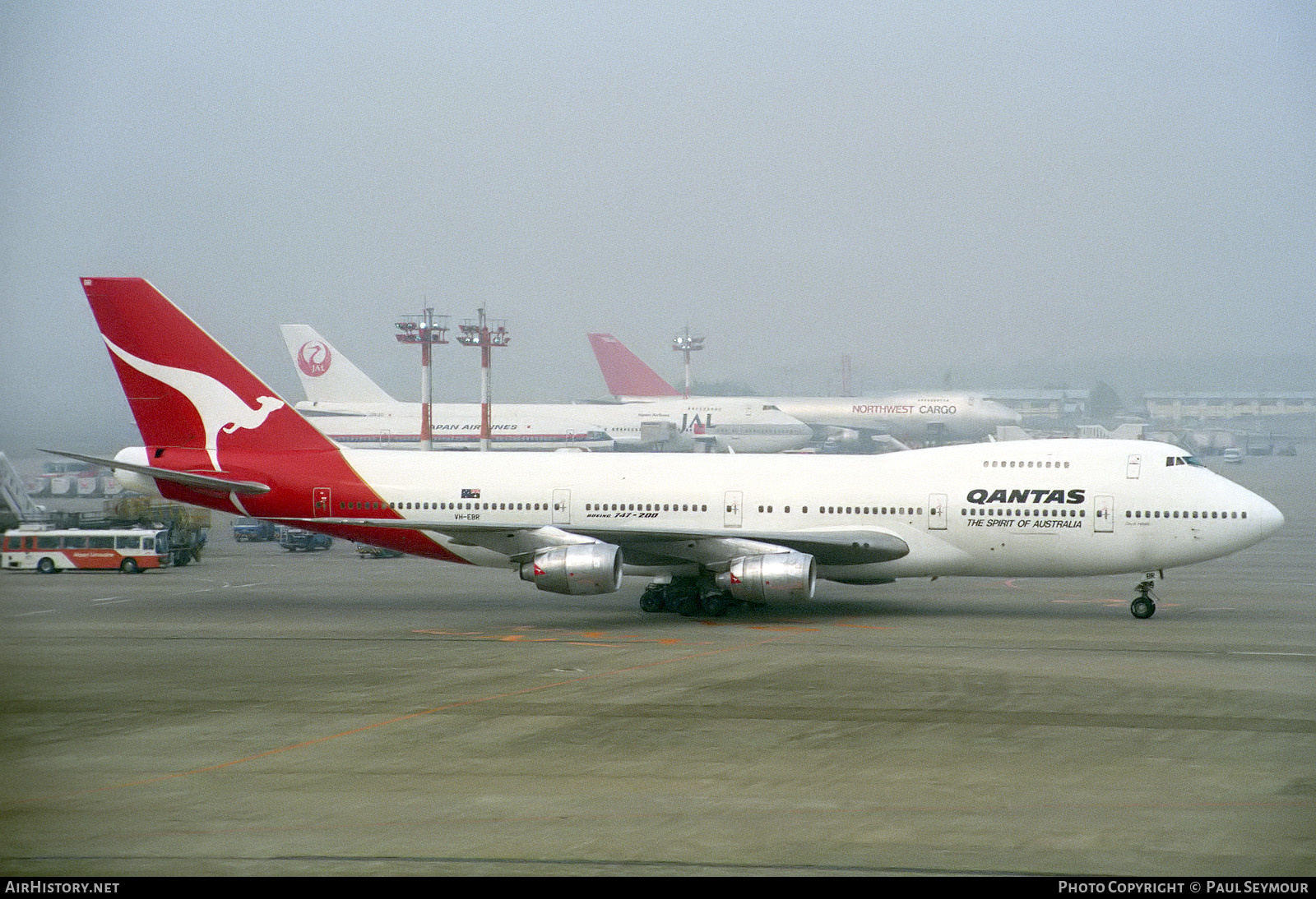 Aircraft Photo of VH-EBR | Boeing 747-238B | Qantas | AirHistory.net #537429