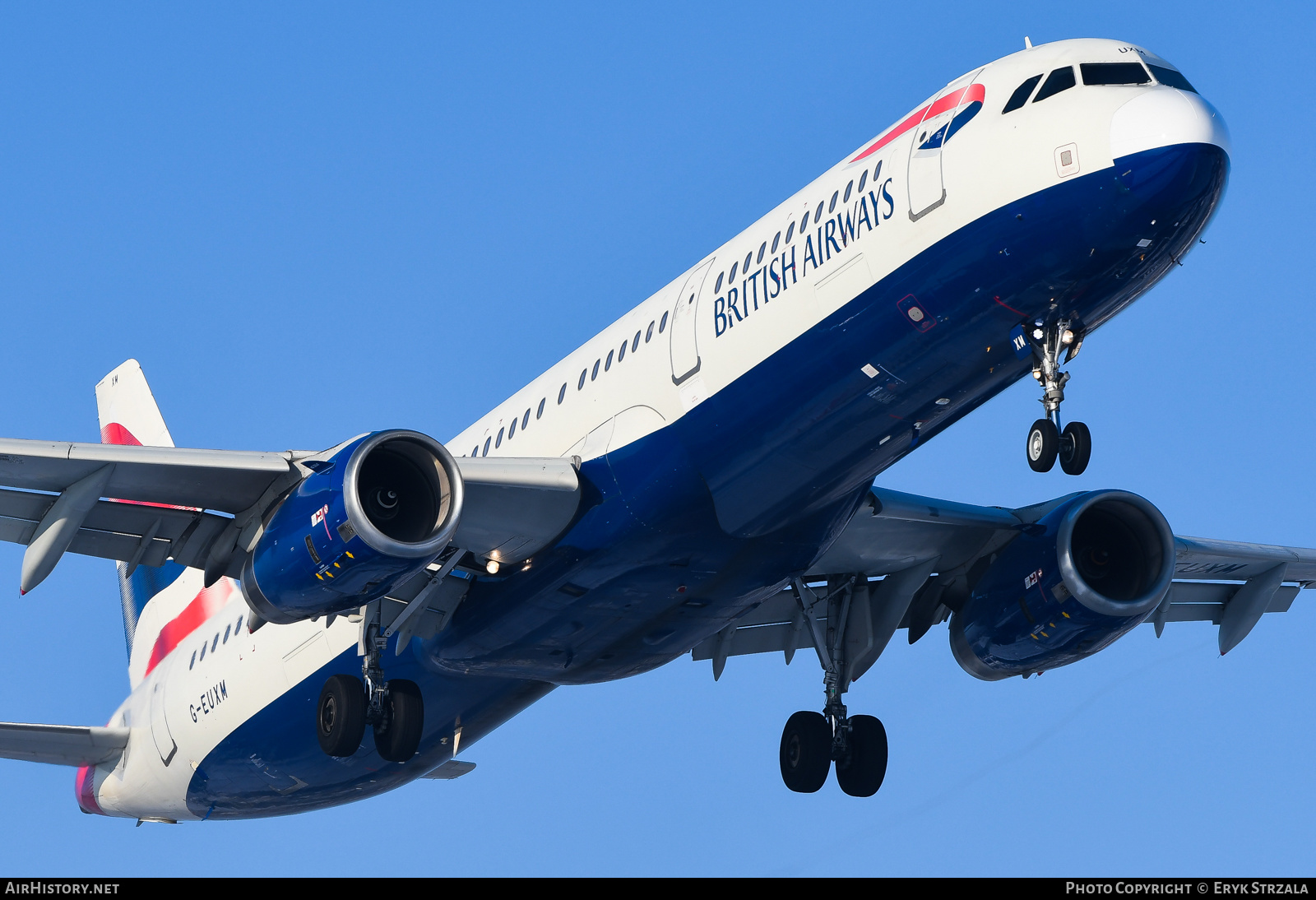 Aircraft Photo of G-EUXM | Airbus A321-231 | British Airways | AirHistory.net #537470