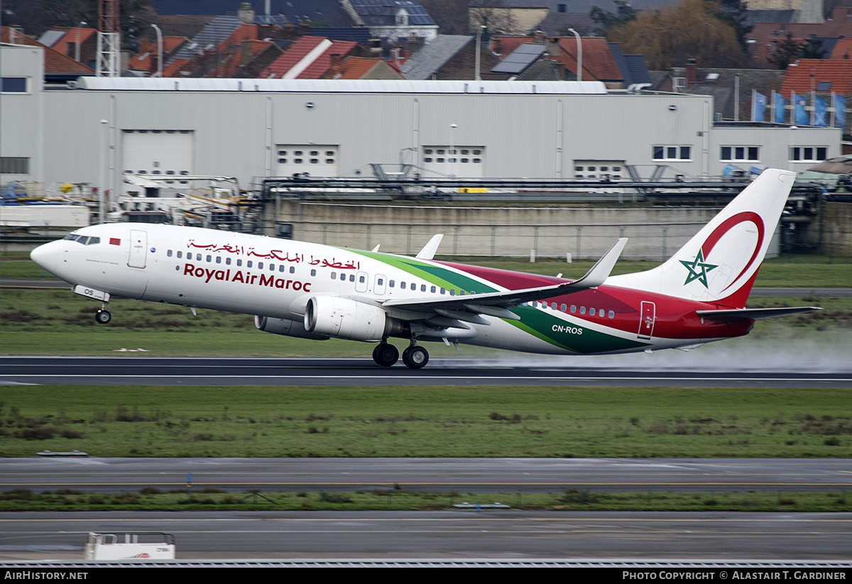 Aircraft Photo of CN-ROS | Boeing 737-8B6 | Royal Air Maroc - RAM | AirHistory.net #537473