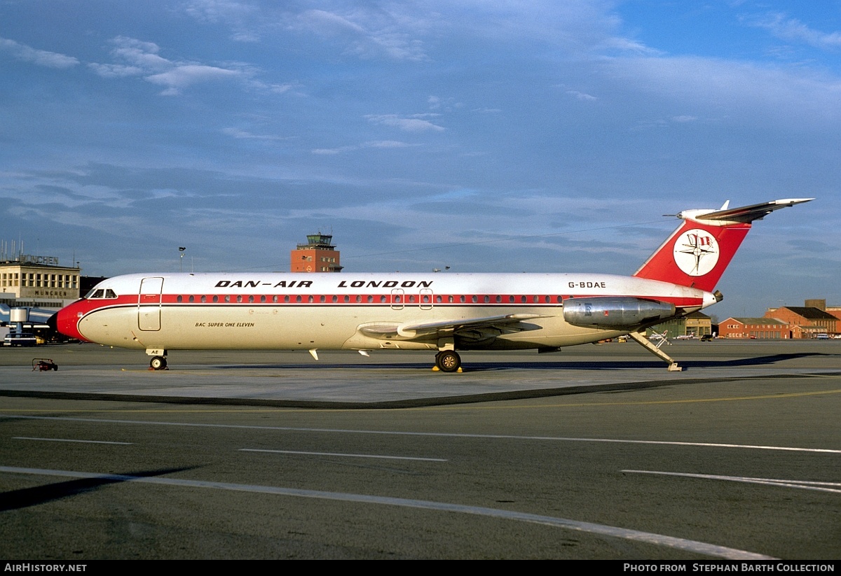 Aircraft Photo of G-BDAE | BAC 111-518FG One-Eleven | Dan-Air London | AirHistory.net #537475