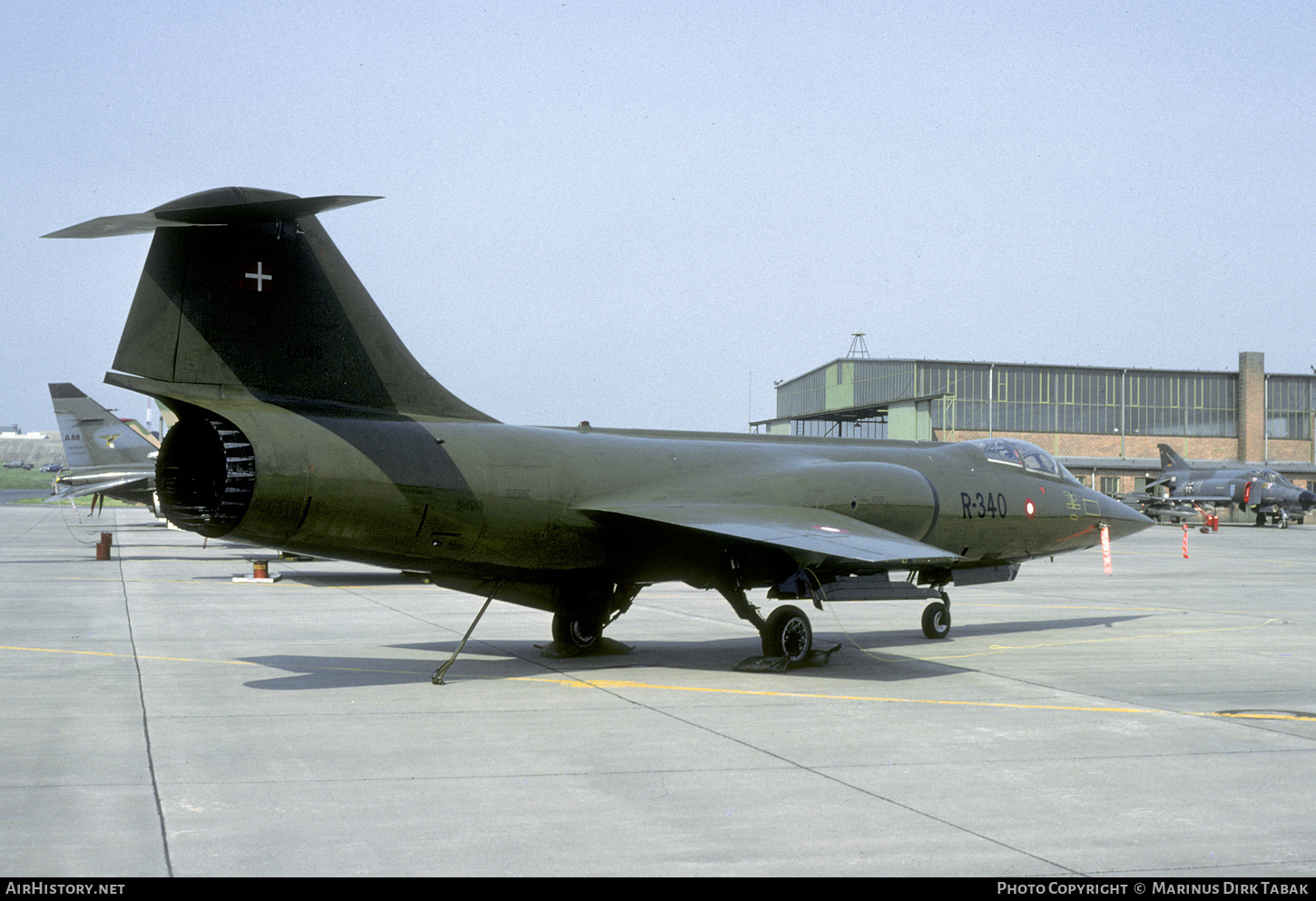 Aircraft Photo of R-340 | Lockheed F-104G Starfighter | Denmark - Air Force | AirHistory.net #537501