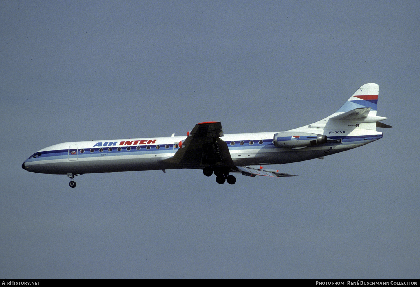Aircraft Photo of F-GCVK | Aerospatiale SE-210 Caravelle 12 | Air Inter | AirHistory.net #537509