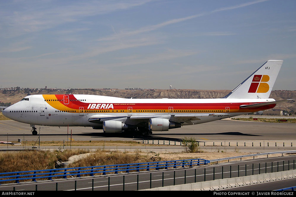 Aircraft Photo of TF-ATJ | Boeing 747-341 | Iberia | AirHistory.net #537516