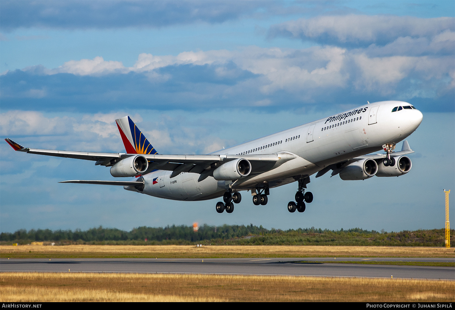 Aircraft Photo of F-OHPM | Airbus A340-313 | Philippine Airlines | AirHistory.net #537523