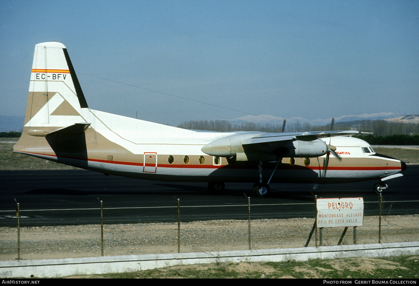 Aircraft Photo of EC-BFV | Fokker F27-100 Friendship | Aviaco | AirHistory.net #537539