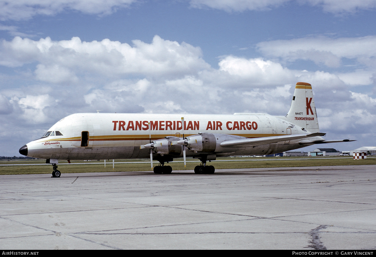 Aircraft Photo of N447T | Conroy CL-44-O Guppy | Transmeridian Air Cargo | AirHistory.net #537553