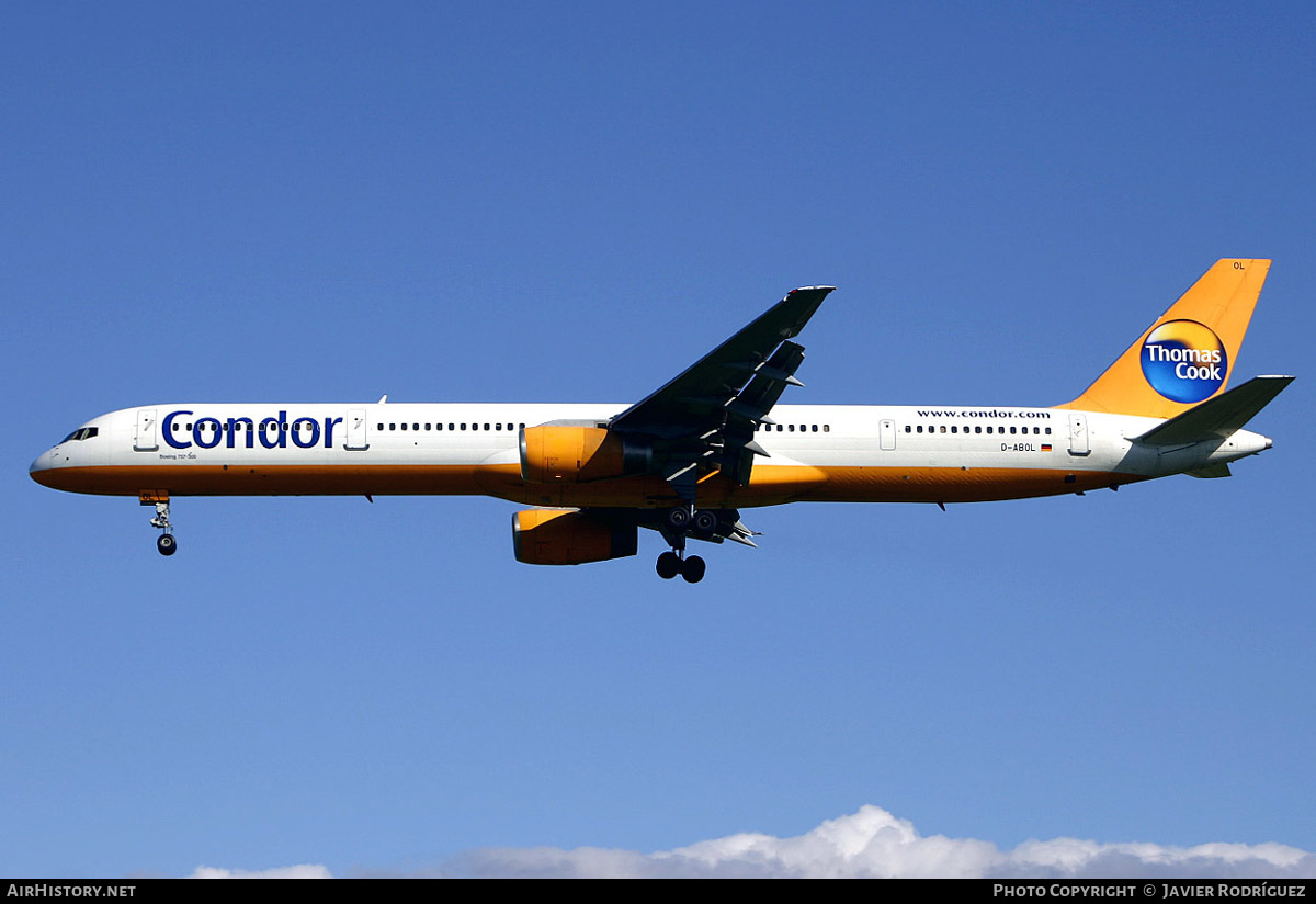 Aircraft Photo of D-ABOL | Boeing 757-330 | Condor Flugdienst | AirHistory.net #537570