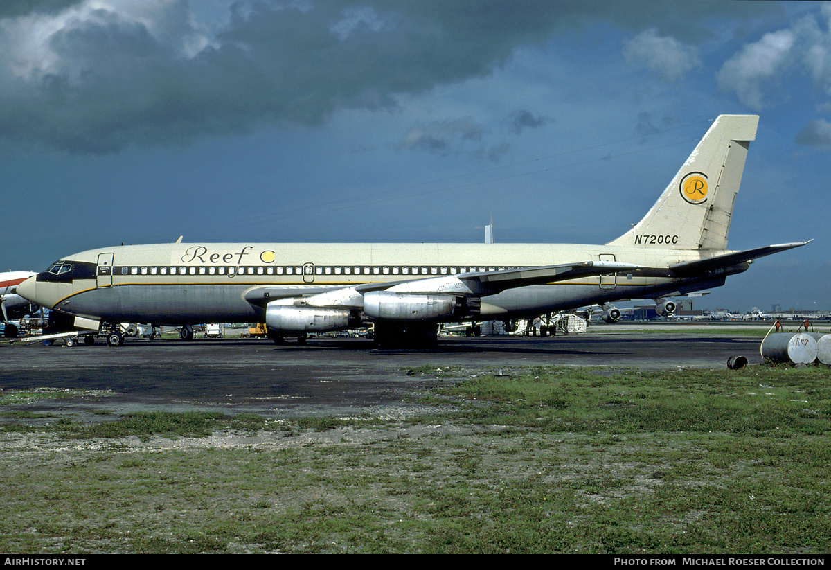 Aircraft Photo of N720CC | Boeing 720-022 | Reef Travel Club | AirHistory.net #537587