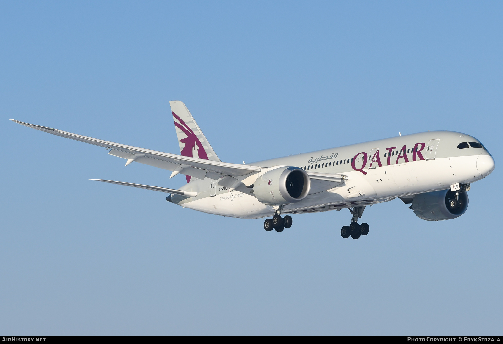 Aircraft Photo of A7-BDB | Boeing 787-8 Dreamliner | Qatar Airways | AirHistory.net #537589
