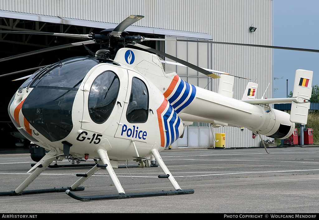 Aircraft Photo of G-15 | McDonnell Douglas MD-520N | Belgium - Politie/Police | AirHistory.net #537596