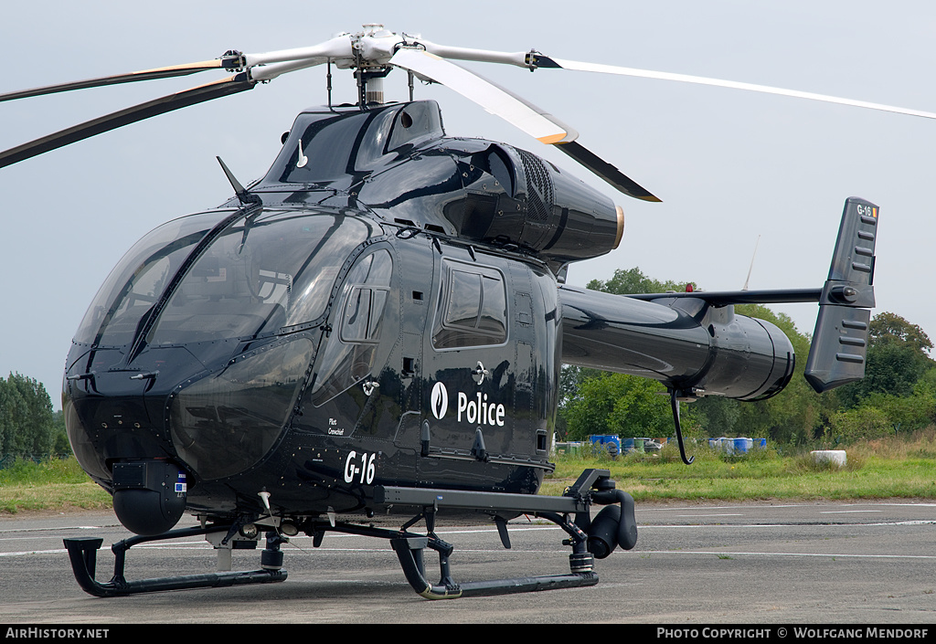 Aircraft Photo of G-16 | McDonnell Douglas MD-902 Explorer | Belgium - Politie/Police | AirHistory.net #537597