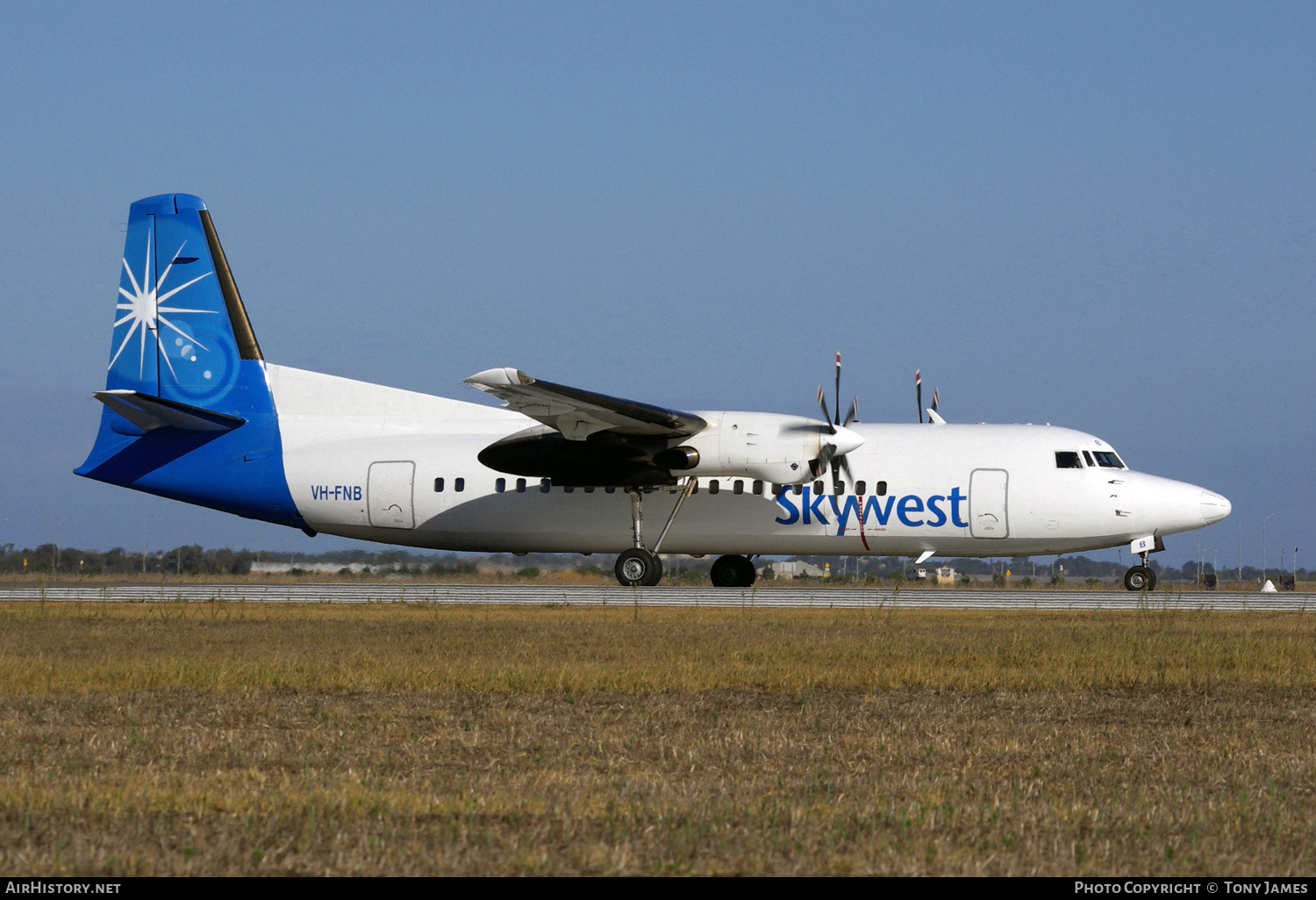 Aircraft Photo of VH-FNB | Fokker 50 | Skywest Airlines | AirHistory.net #537606