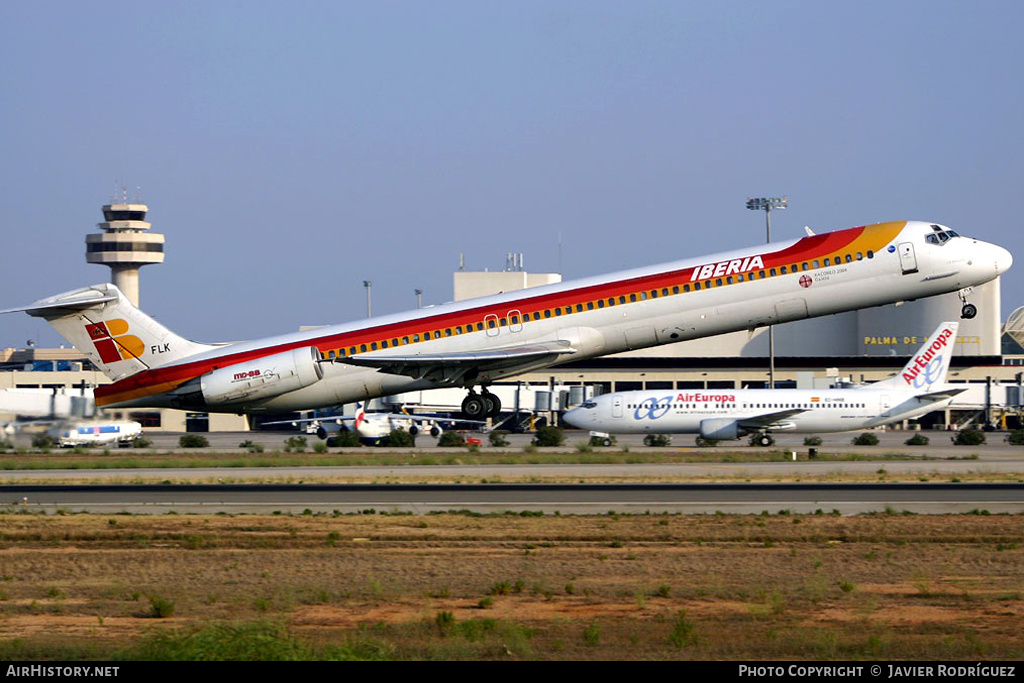 Aircraft Photo of EC-FLK | McDonnell Douglas MD-88 | Iberia | AirHistory.net #537609