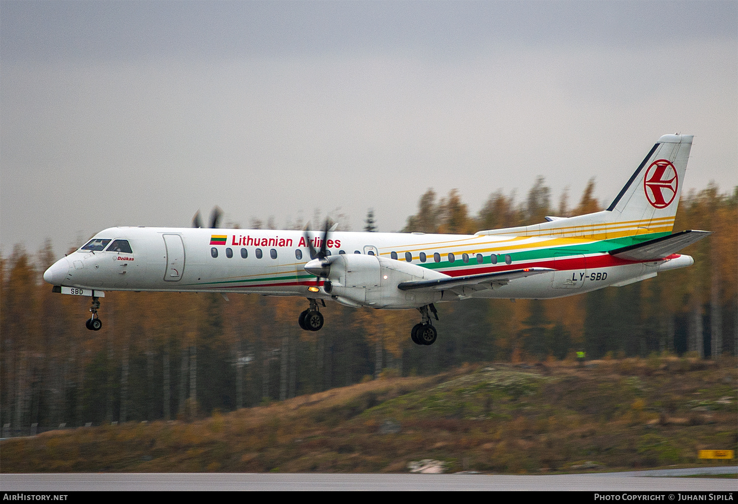 Aircraft Photo of LY-SBD | Saab 2000 | Lithuanian Airlines | AirHistory.net #537613