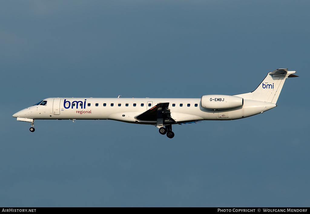 Aircraft Photo of G-EMBJ | Embraer ERJ-145EU (EMB-145EU) | BMI Regional | AirHistory.net #537621