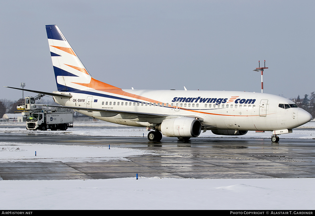 Aircraft Photo of OK-SWW | Boeing 737-7Q8 | Smartwings | AirHistory.net #537631
