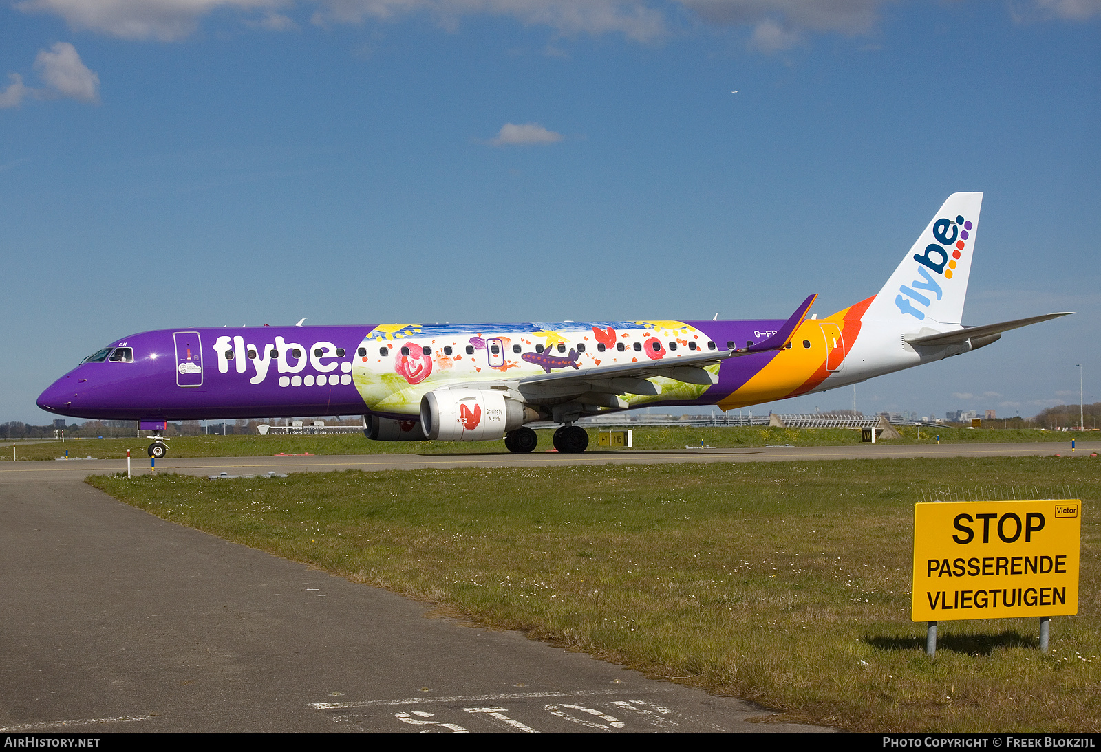 Aircraft Photo of G-FBEM | Embraer 195LR (ERJ-190-200LR) | Flybe | AirHistory.net #537634