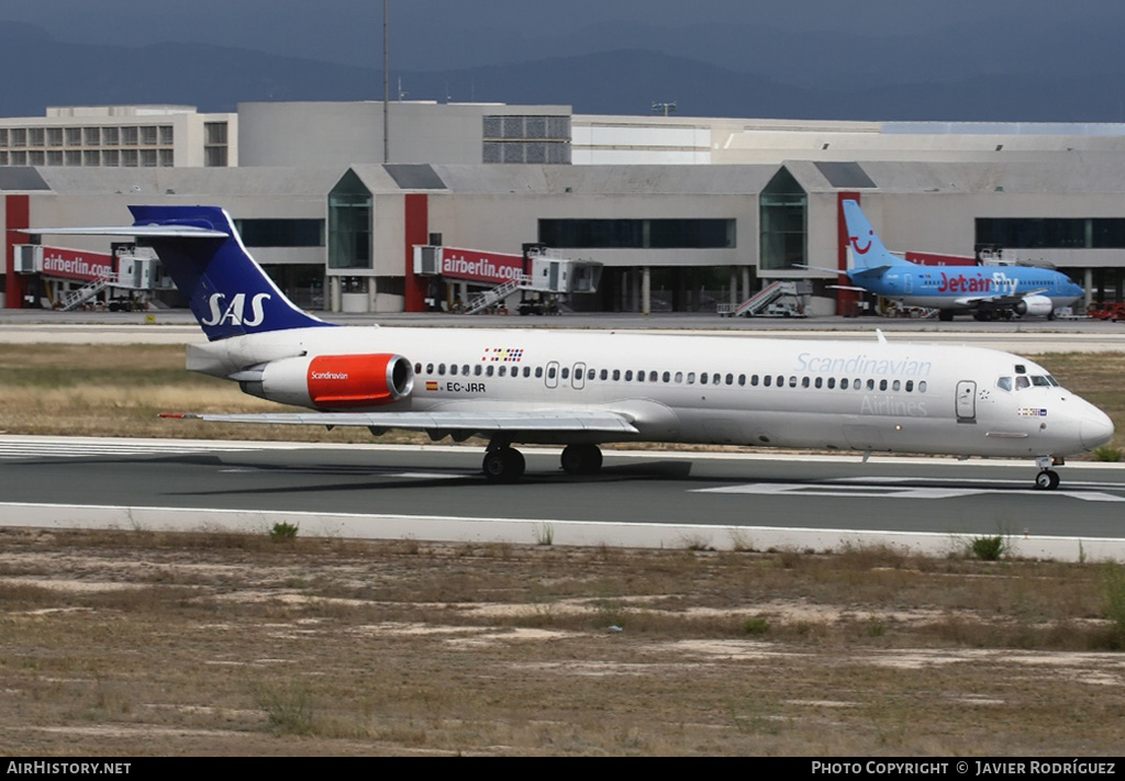 Aircraft Photo of EC-JRR | McDonnell Douglas MD-87 (DC-9-87) | Scandinavian Airlines - SAS | AirHistory.net #537642