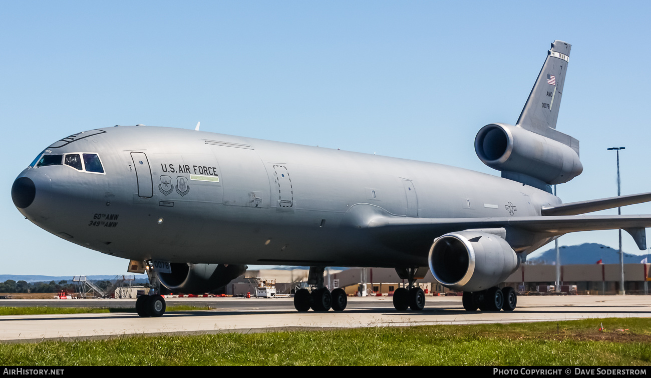 Aircraft Photo of 83-0078 / 30078 | McDonnell Douglas KC-10A Extender (DC-10-30CF) | USA - Air Force | AirHistory.net #537672