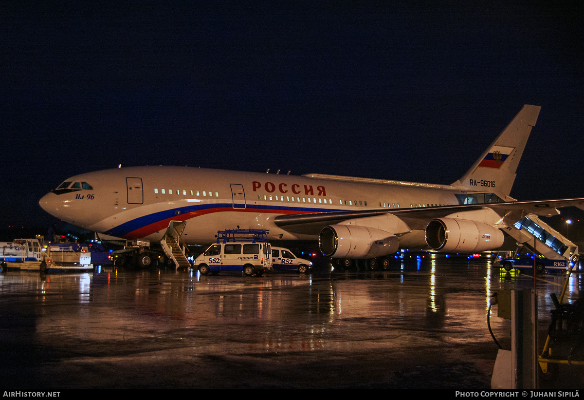 Aircraft Photo of RA-96016 | Ilyushin Il-96-300PU | Rossiya - Special Flight Detachment | AirHistory.net #537685