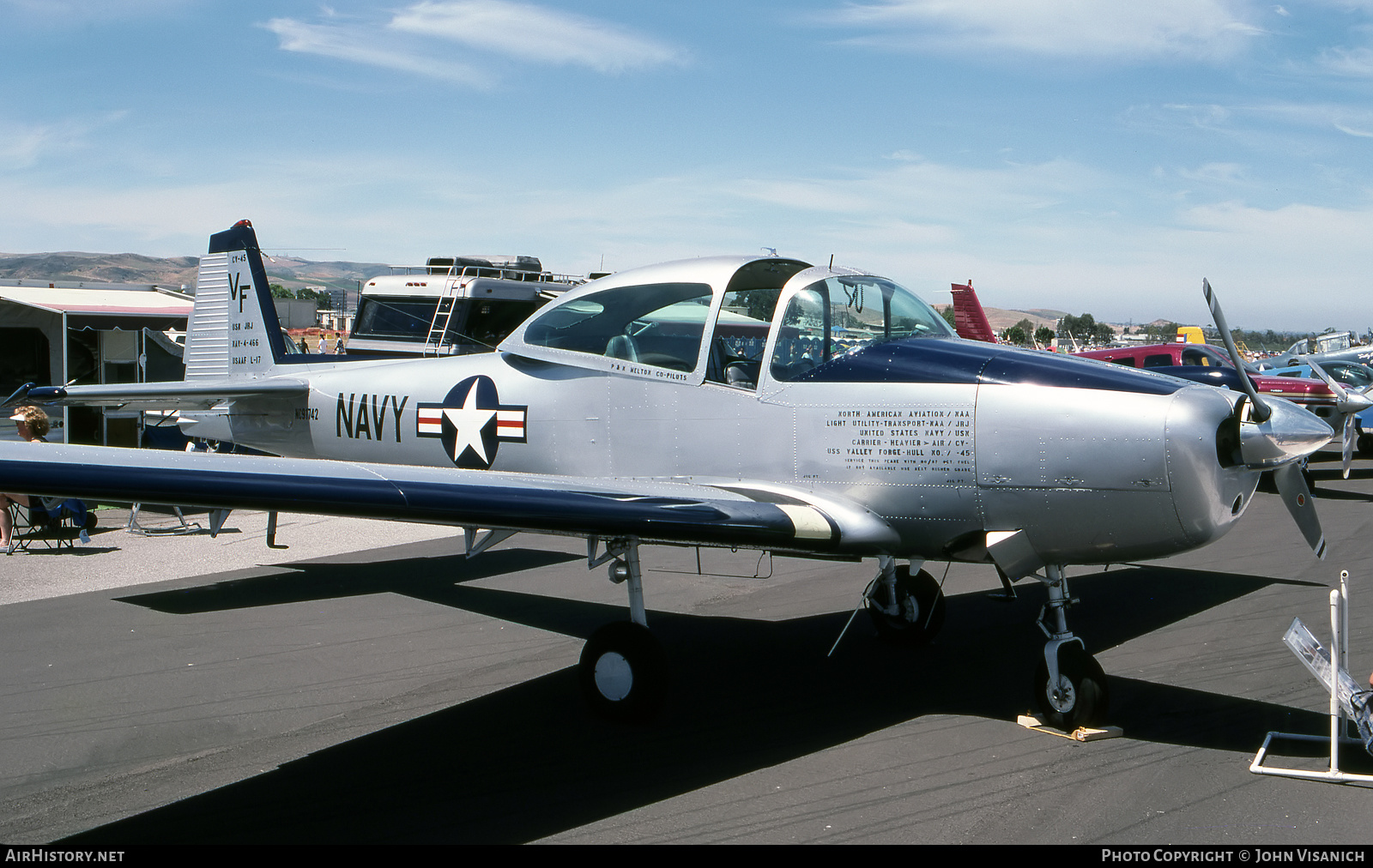Aircraft Photo of N91742 / NC91742 | North American Navion (NA-145) | USA - Navy | AirHistory.net #537711