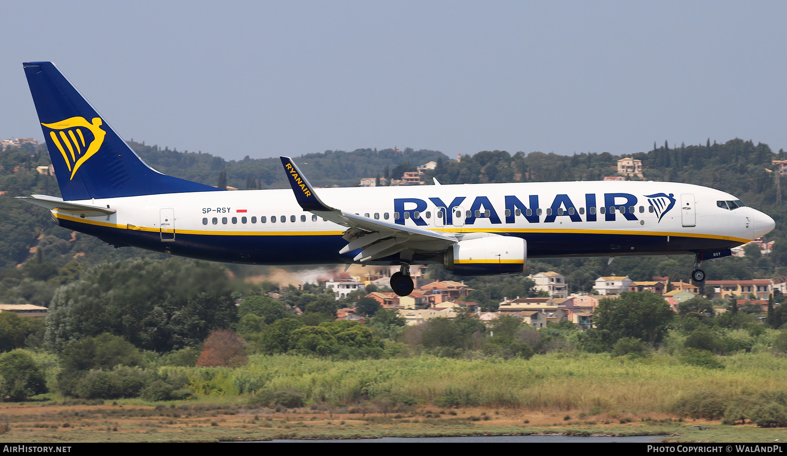 Aircraft Photo of SP-RSY | Boeing 737-800 | Ryanair | AirHistory.net #537723