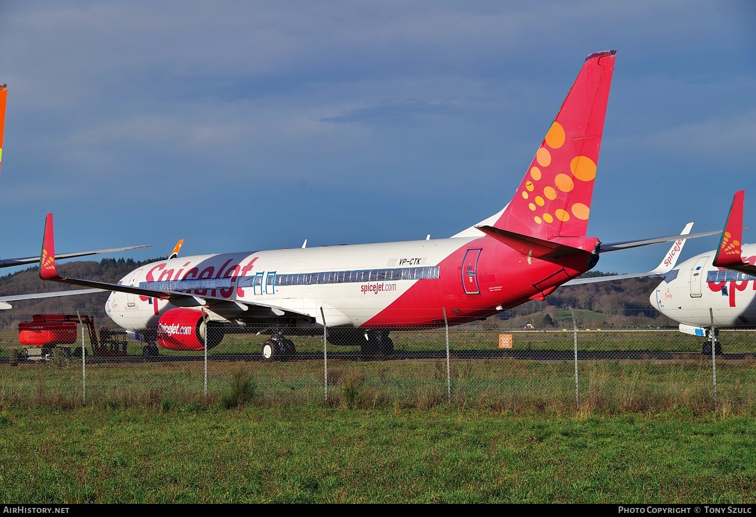 Aircraft Photo of VP-CTK | Boeing 737-86J | SpiceJet | AirHistory.net #537748