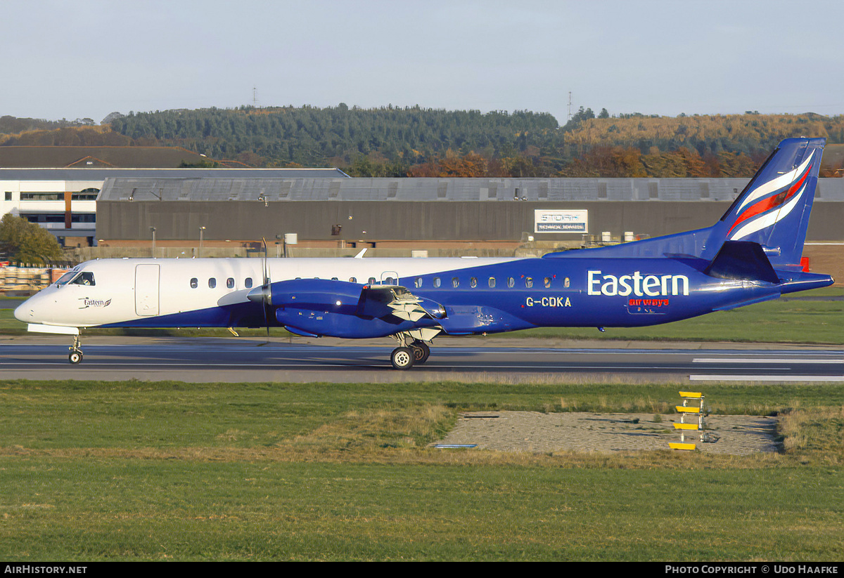 Aircraft Photo of G-CDKA | Saab 2000 | Eastern Airways | AirHistory.net #537757