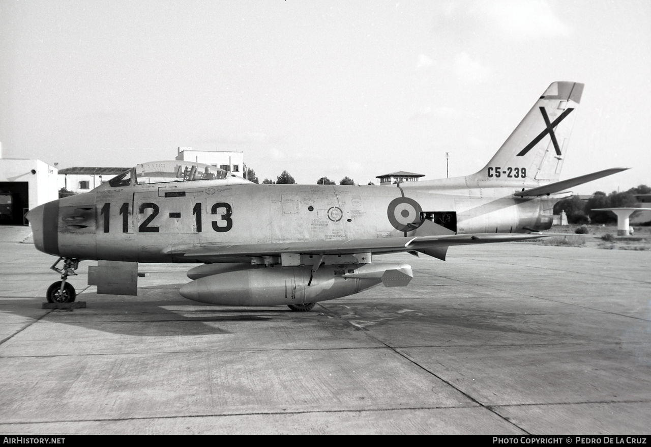 Aircraft Photo of C5-239 | North American F-86F Sabre | Spain - Air Force | AirHistory.net #537760