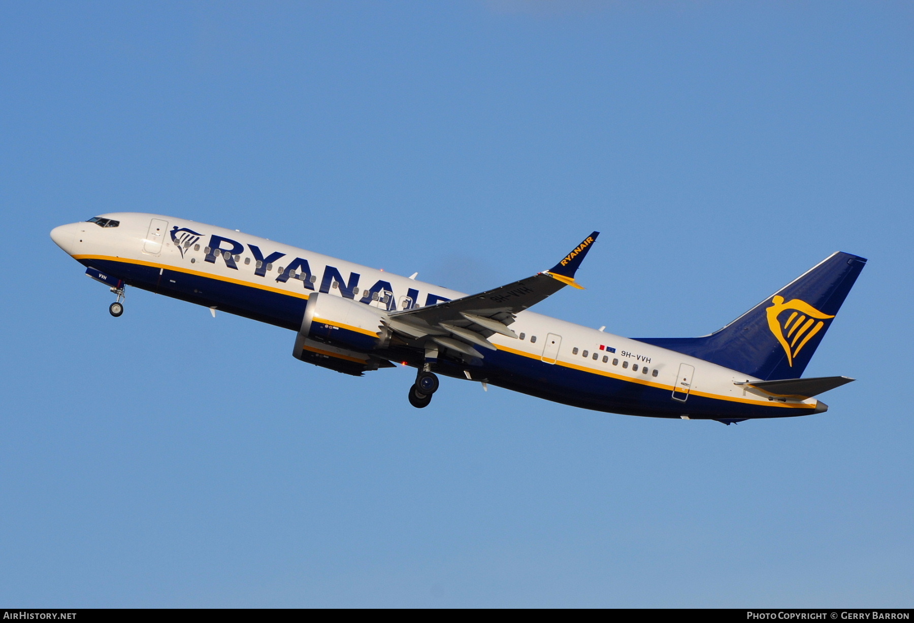 Aircraft Photo of 9H-VVH | Boeing 737-8200 Max 200 | Ryanair | AirHistory.net #537766
