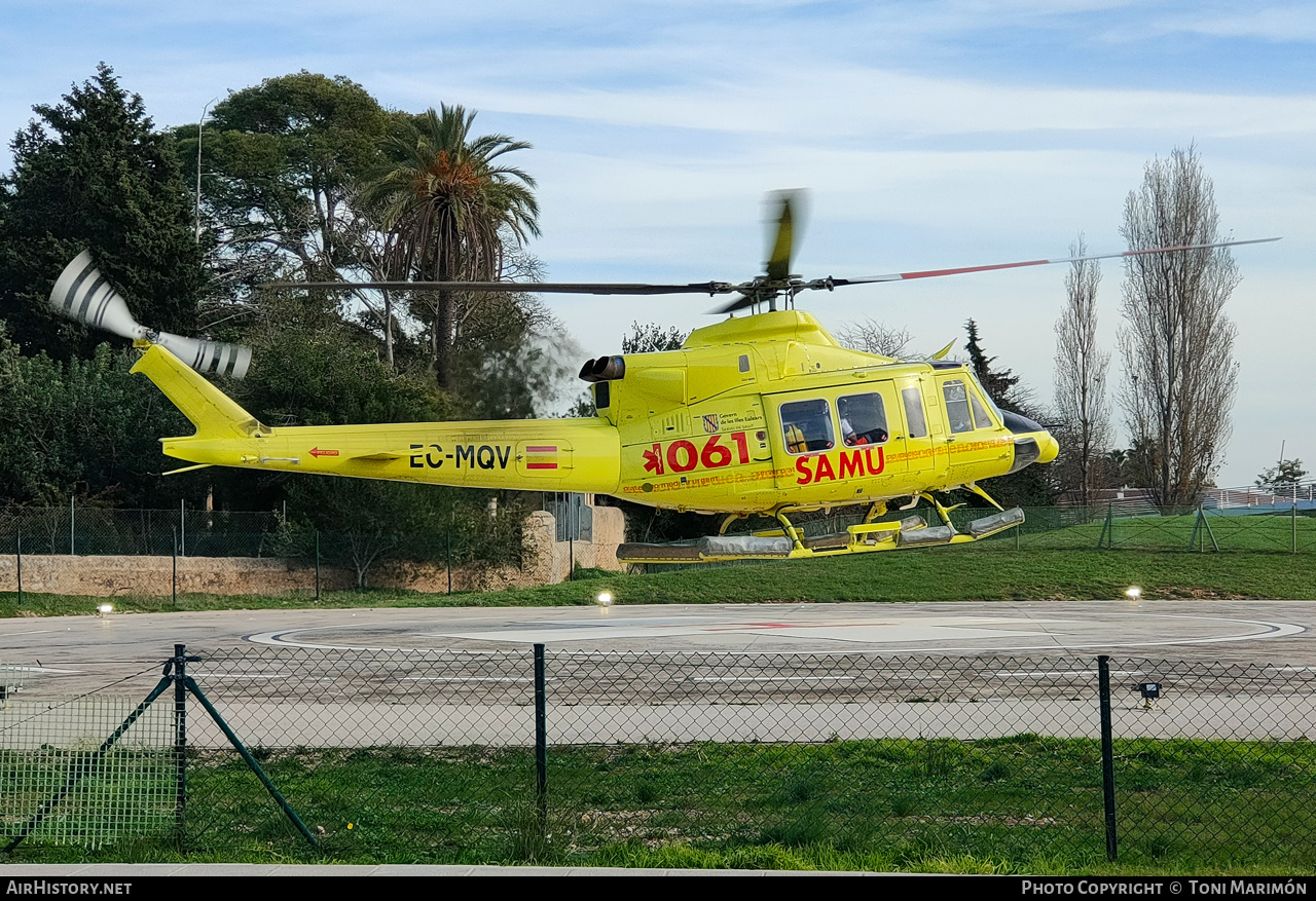 Aircraft Photo of EC-MQV | Bell 412EP | SAMU - Servicios de Asistencia Médica de Urgencias | AirHistory.net #537778