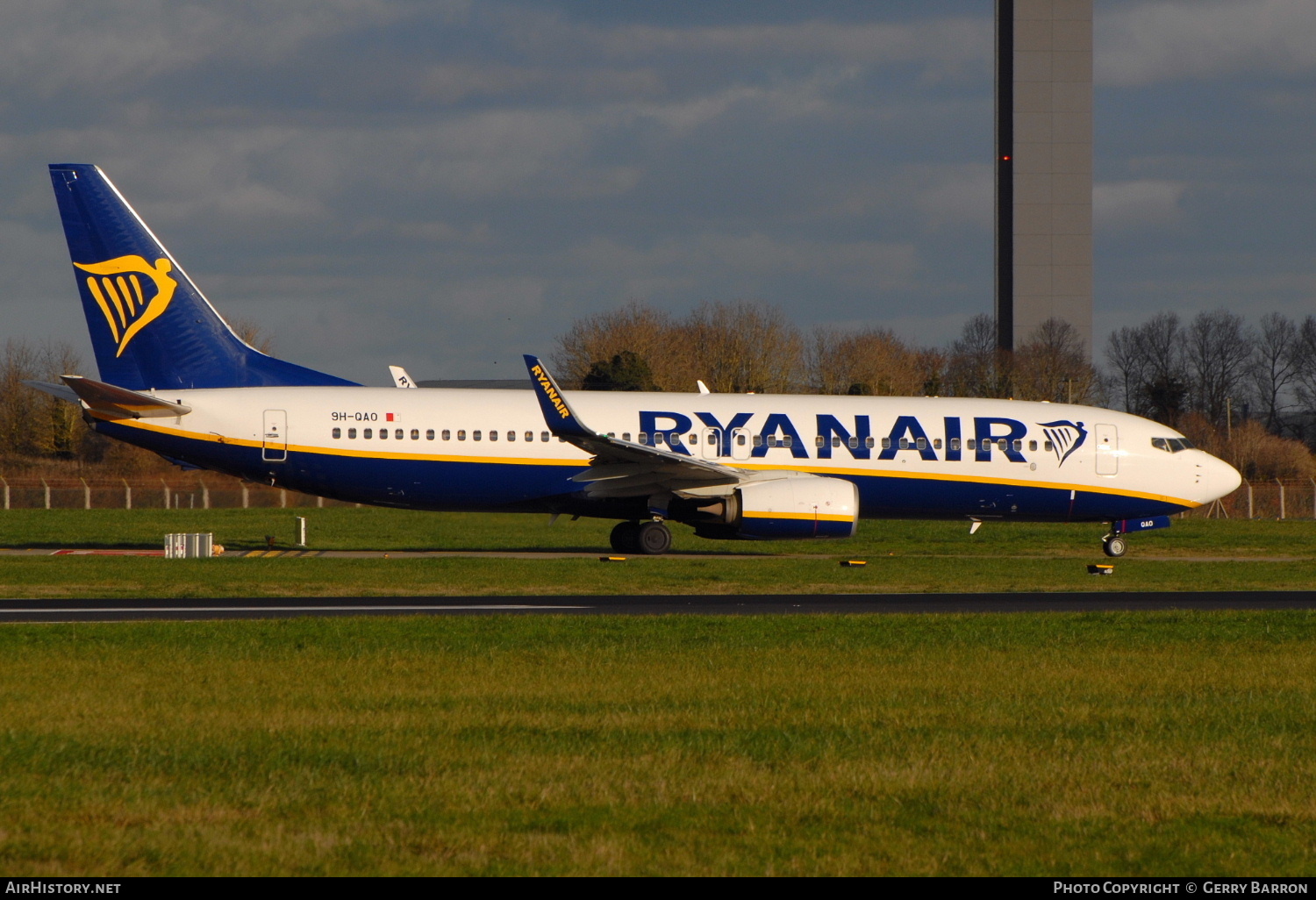 Aircraft Photo of 9H-QAO | Boeing 737-8AS | Ryanair | AirHistory.net #537785