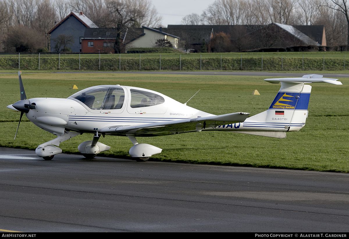 Aircraft Photo of D-EWAQ | Diamond DA40D Diamond Star TDI | Westflug Aachen | AirHistory.net #537792