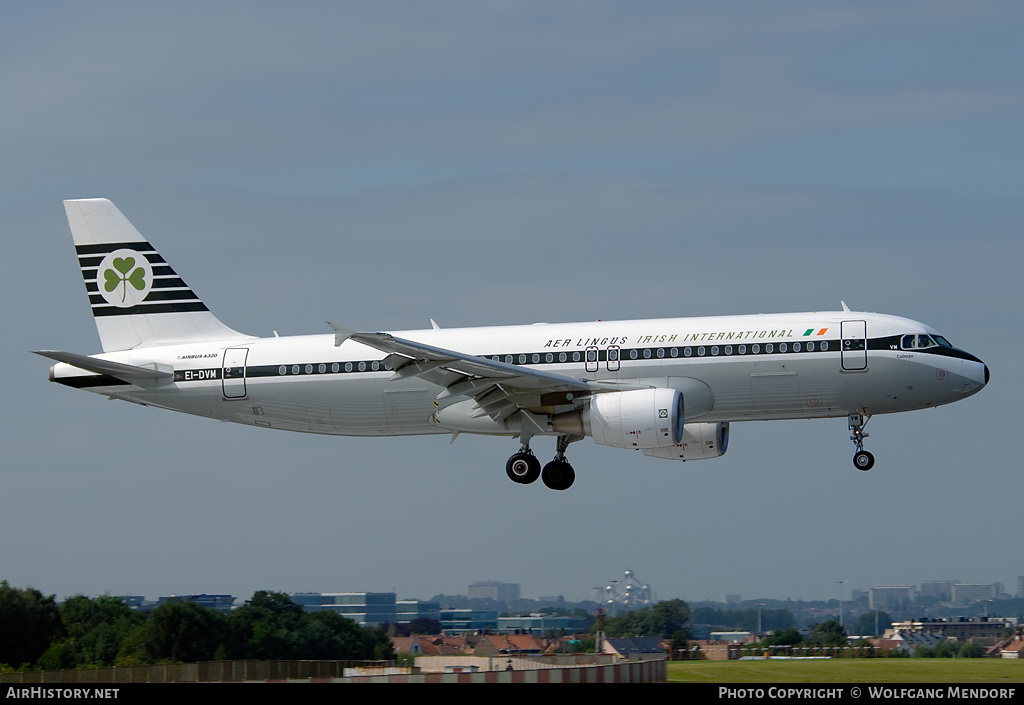 Aircraft Photo of EI-DVM | Airbus A320-214 | Aer Lingus | Aer Lingus - Irish International Airlines | AirHistory.net #537817