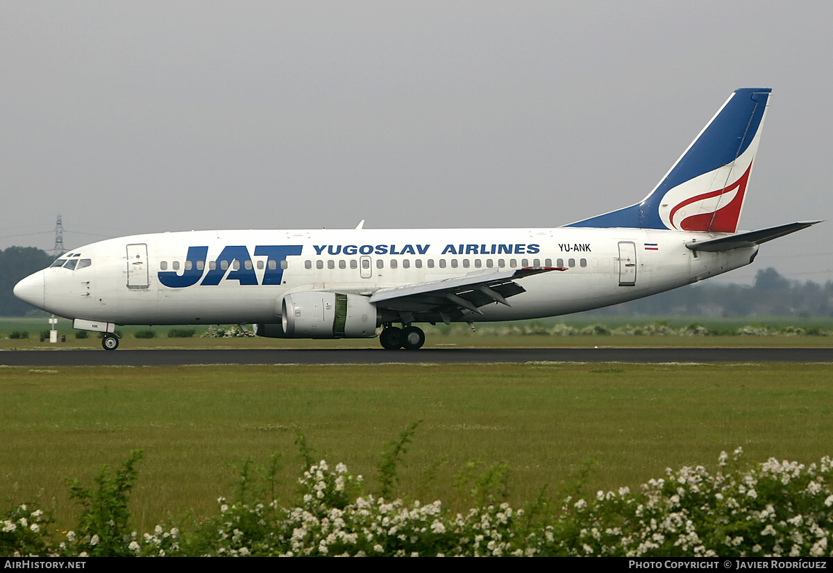 Aircraft Photo of YU-ANK | Boeing 737-3H9 | JAT Yugoslav Airlines - Jugoslovenski Aerotransport | AirHistory.net #537818