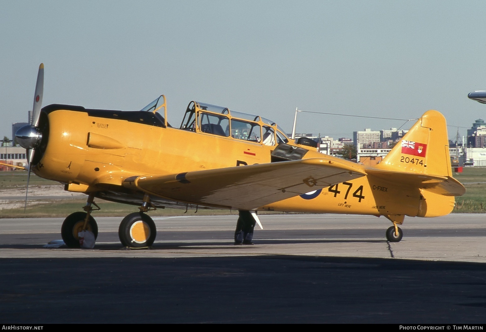 Aircraft Photo of C-FXEX / 20474 | North American Harvard Mk4 | Canada - Air Force | AirHistory.net #537842