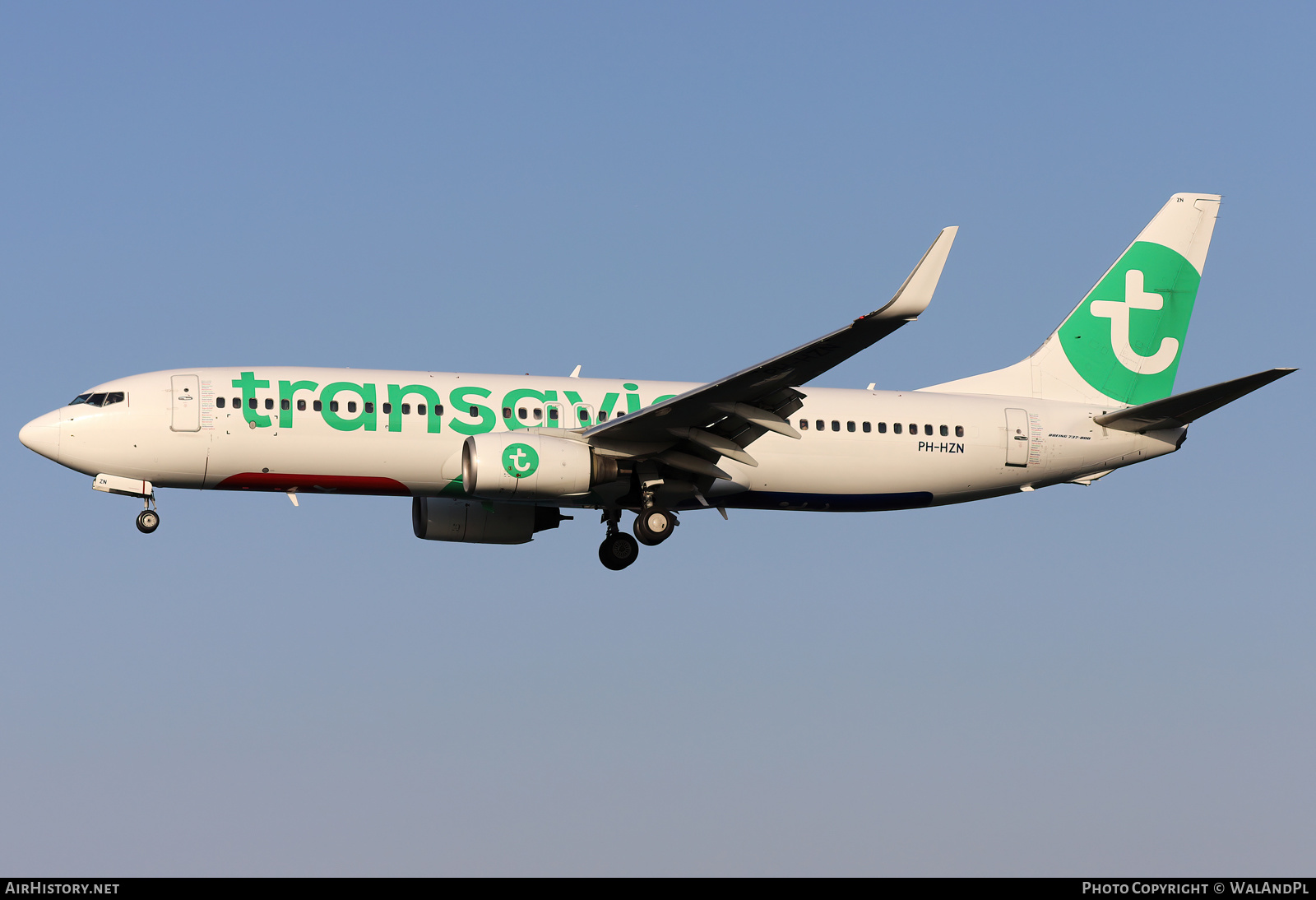 Aircraft Photo of PH-HZN | Boeing 737-8K2 | Transavia | AirHistory.net #537881