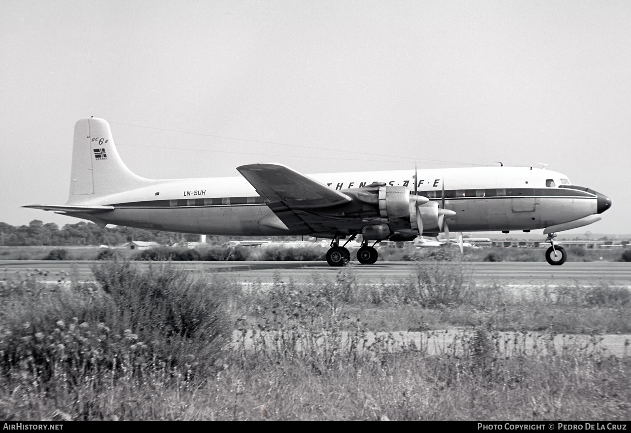 Aircraft Photo of LN-SUH | Douglas DC-6B | Braathens SAFE | AirHistory.net #537891