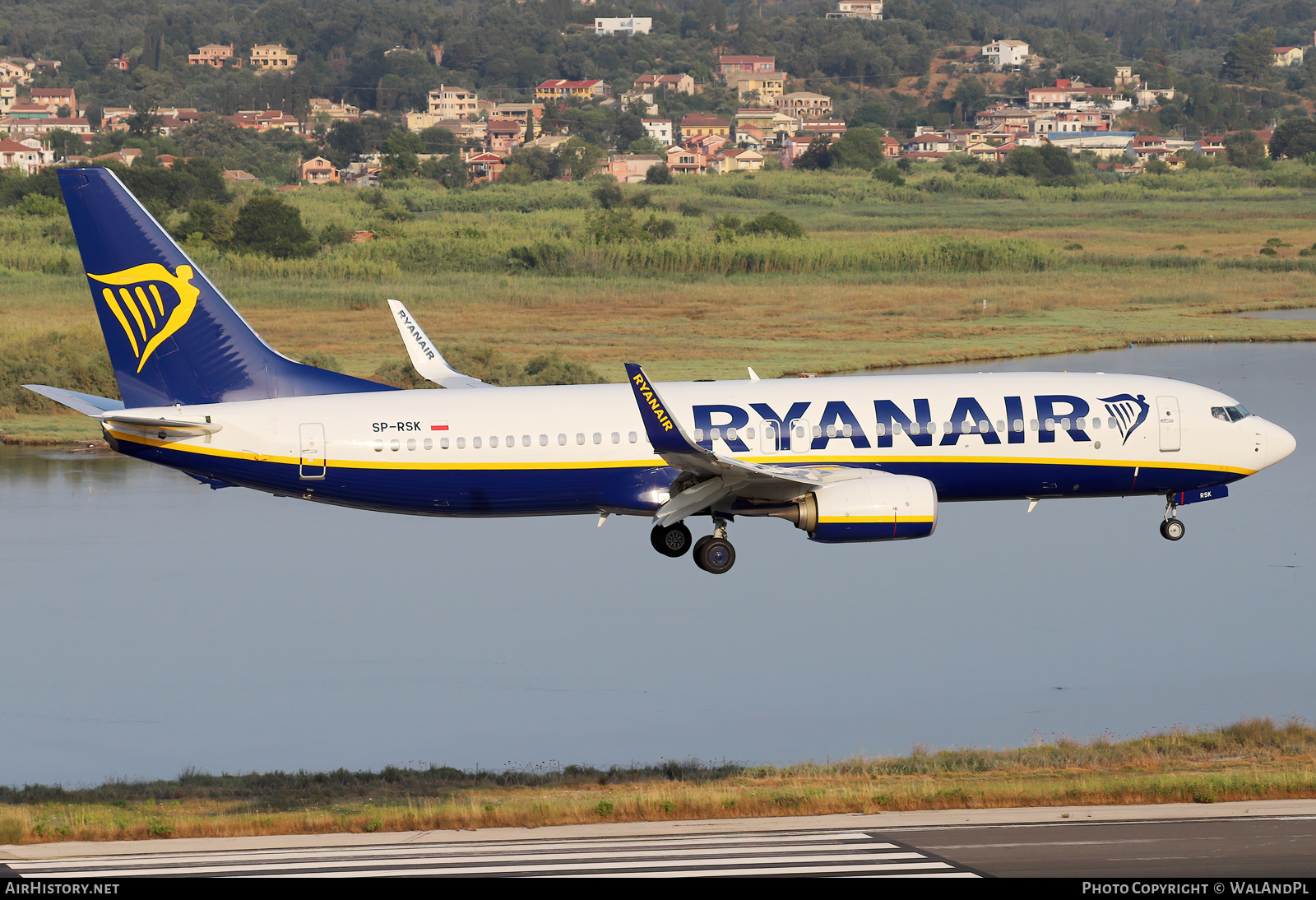 Aircraft Photo of SP-RSK | Boeing 737-800 | Ryanair | AirHistory.net #537900