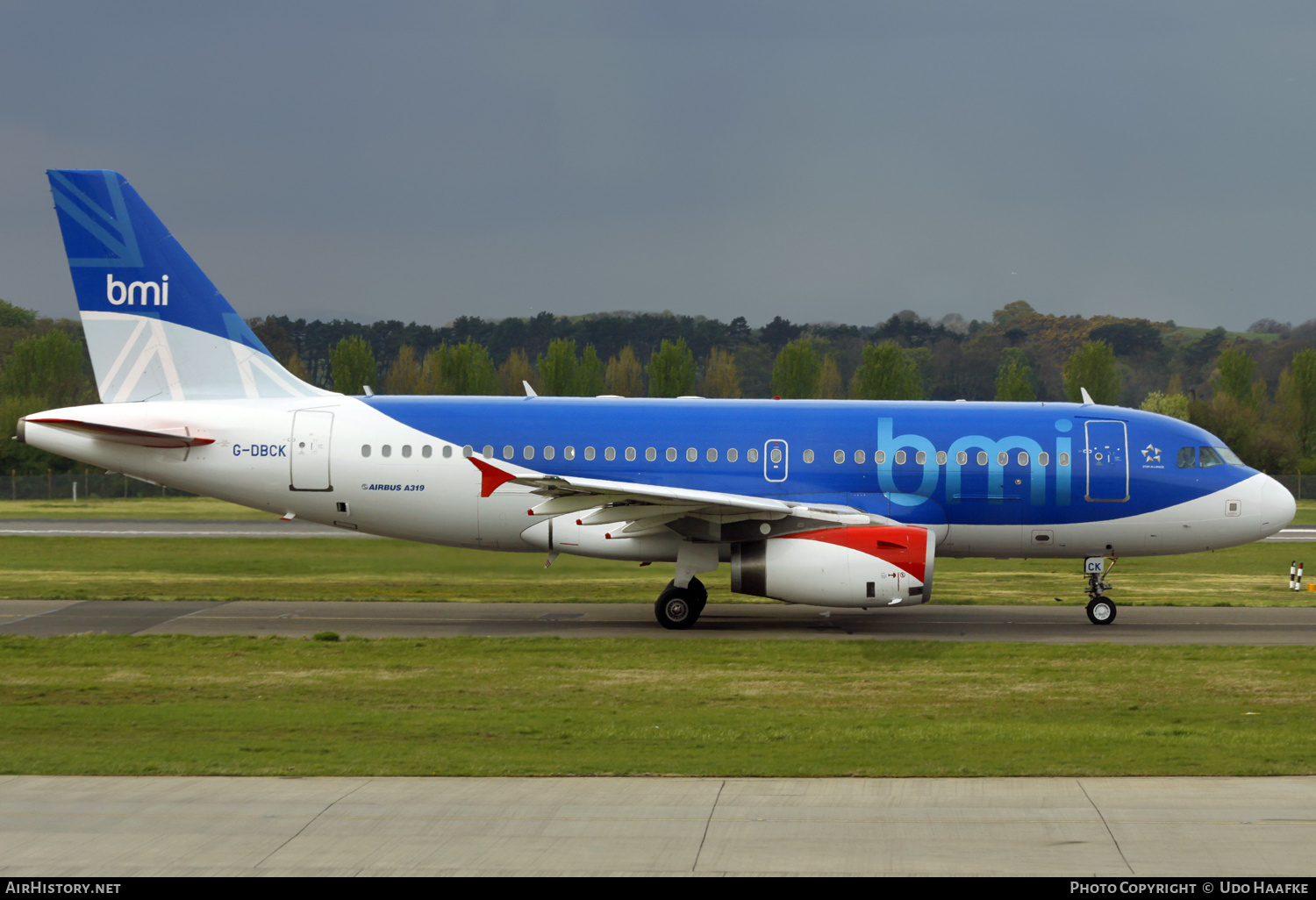 Aircraft Photo of G-DBCK | Airbus A319-131 | BMI - British Midland International | AirHistory.net #537913