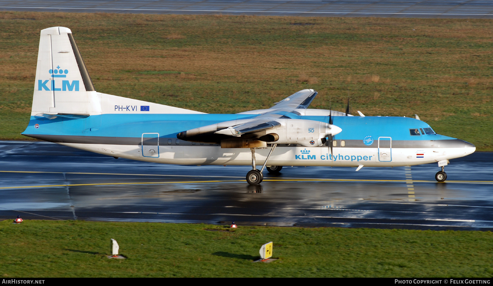 Aircraft Photo of PH-KVI | Fokker 50 | KLM Cityhopper | AirHistory.net #537924