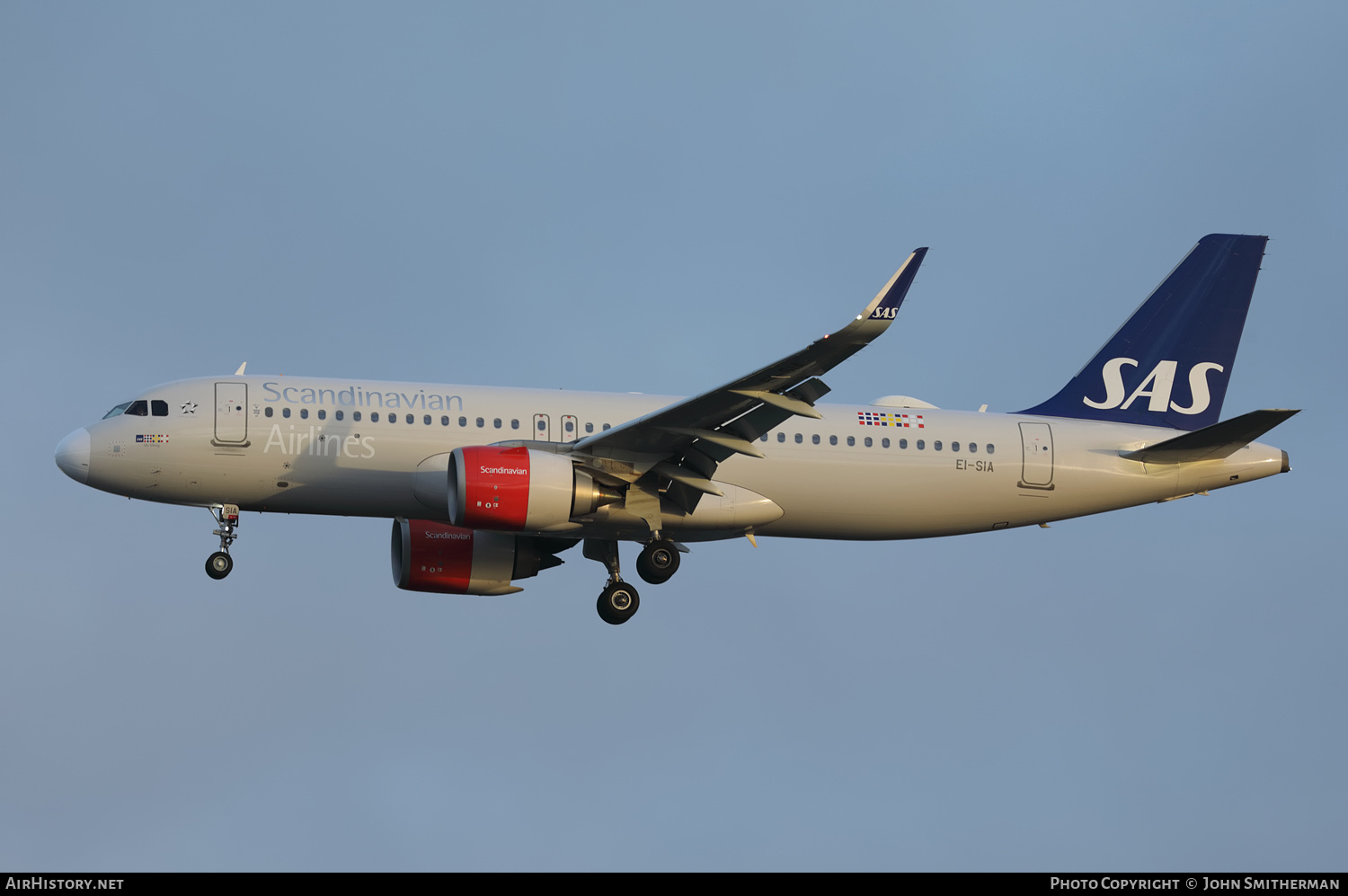Aircraft Photo of EI-SIA | Airbus A320-251N | Scandinavian Airlines - SAS | AirHistory.net #537951