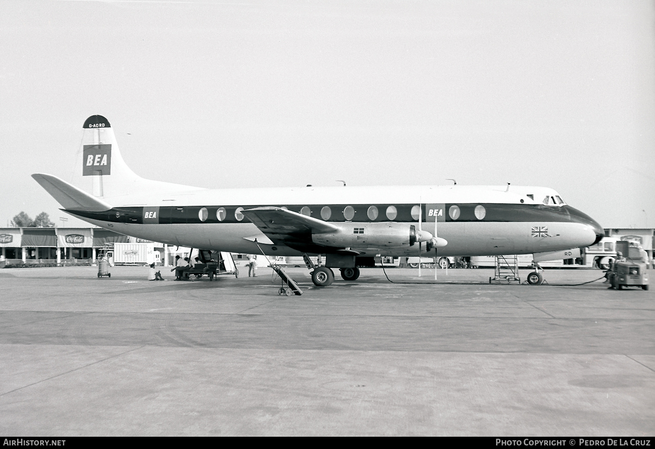 Aircraft Photo of G-AORD | Vickers 802 Viscount | BEA - British European Airways | AirHistory.net #537952