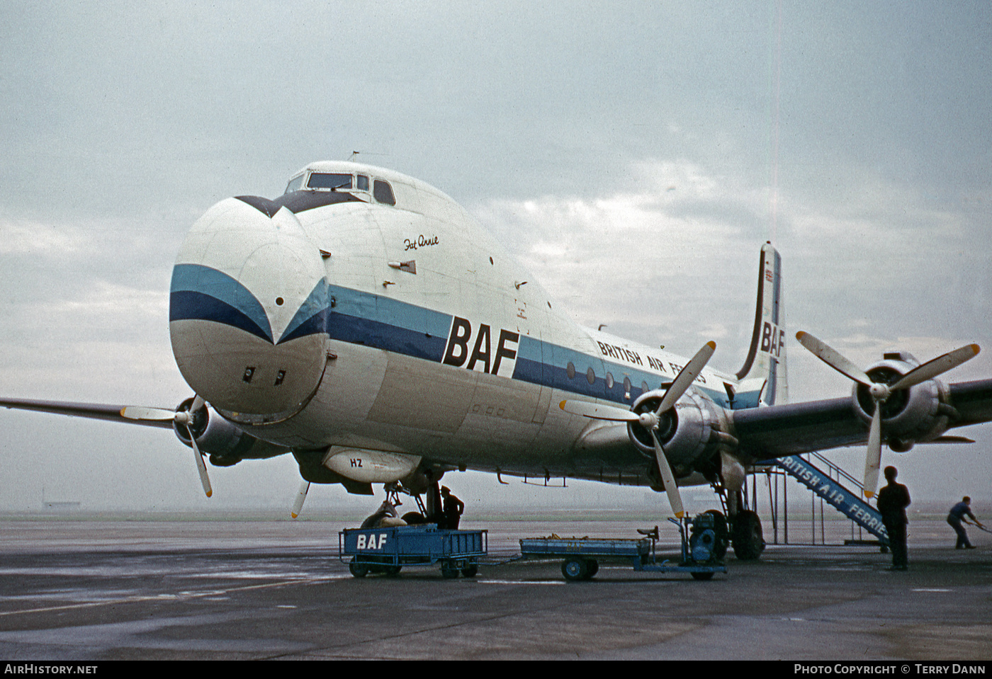 Aircraft Photo of G-ASHZ | Aviation Traders ATL-98 Carvair | British Air Ferries - BAF | AirHistory.net #537959