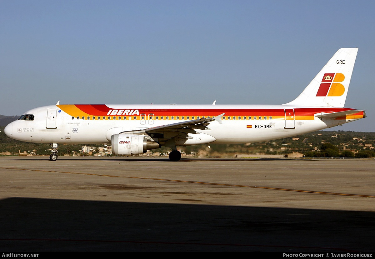 Aircraft Photo of EC-GRE | Airbus A320-211 | Iberia | AirHistory.net #537973